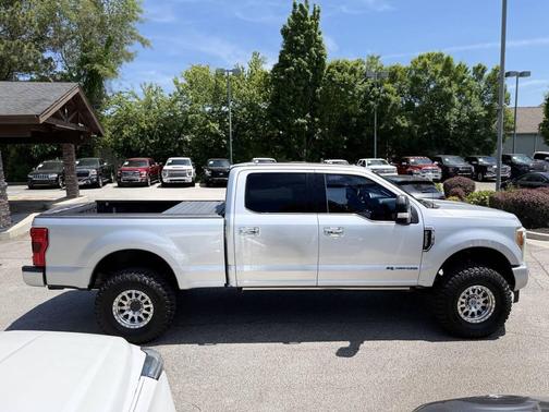 Silver 2017 Ford F-250 Platinum