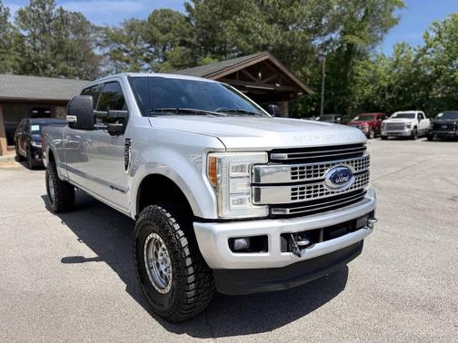 Silver 2017 Ford F-250 Platinum