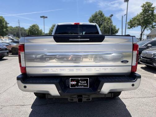 Silver 2017 Ford F-250 Platinum