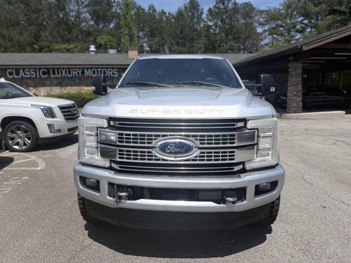 Silver 2017 Ford F-250 Platinum