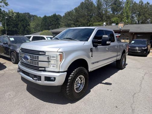 Silver 2017 Ford F-250 Platinum