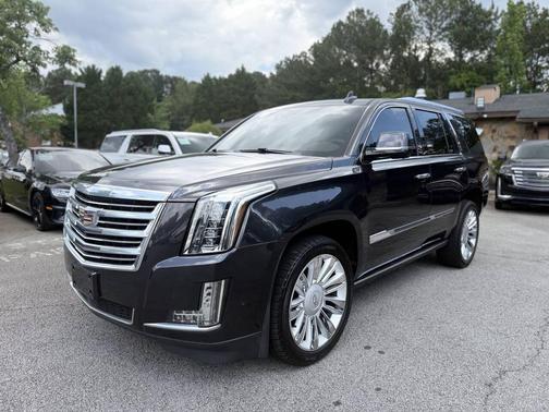 Gray 2017 Cadillac Escalade Platinum
