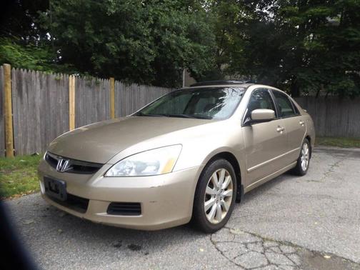 Tan 2007 Honda Accord EX-L