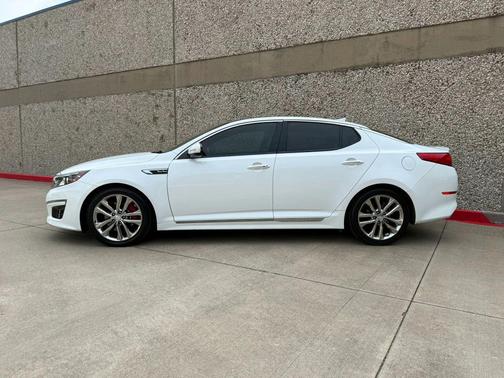 Snow White Pearl 2015 Kia Optima SXL Turbo
