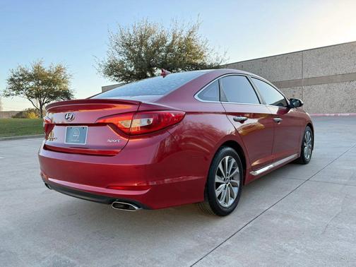 Scarlet Red 2017 Hyundai SONATA Sport