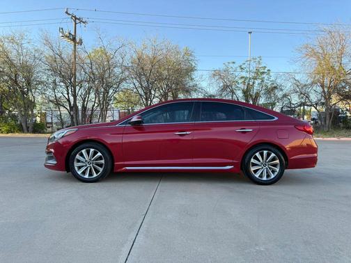 Scarlet Red 2017 Hyundai SONATA Sport