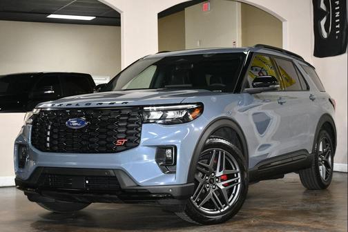Vapor Blue 2025 Ford Explorer ST