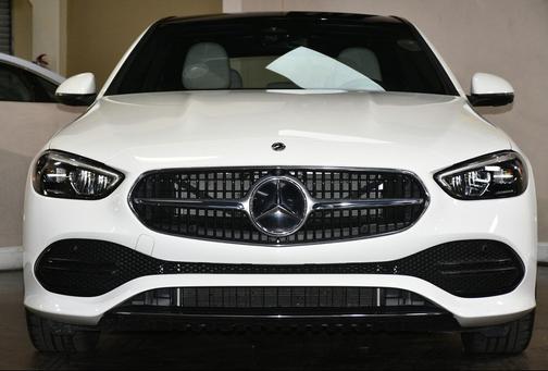 Polar White 2023 Mercedes-Benz C-Class Sedan