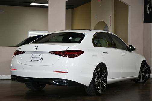 Polar White 2023 Mercedes-Benz C-Class Sedan