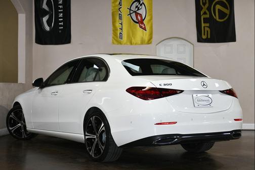 Polar White 2023 Mercedes-Benz C-Class Sedan