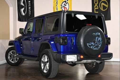Ocean Blue Metallic Clearcoat 2018 Jeep Wrangler Unlimited Sahara