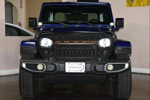 Ocean Blue Metallic Clearcoat 2018 Jeep Wrangler Unlimited Sahara