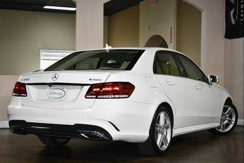 Polar White 2014 Mercedes-Benz E-Class 4MATIC