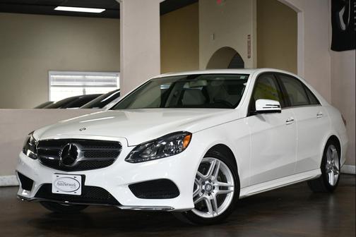 Polar White 2014 Mercedes-Benz E-Class 4MATIC
