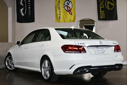 Polar White 2014 Mercedes-Benz E-Class 4MATIC