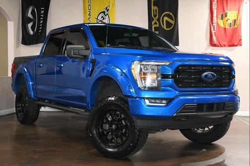 Velocity Blue 2021 Ford F-150 XLT