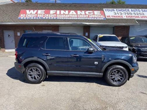 Alto Blue Metallic Tinted Clearcoat 2022 Ford Bronco Sport Big Bend