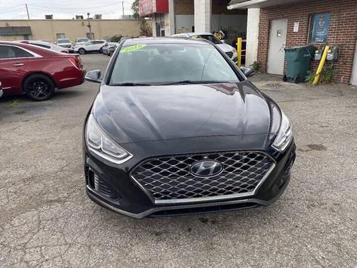 Phantom Black 2018 Hyundai SONATA Sport+