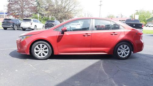 Barcelona Red Metallic 2020 Toyota Corolla LE
