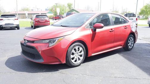 Barcelona Red Metallic 2020 Toyota Corolla LE