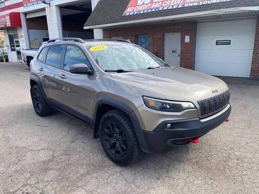Light Brownstone Pearl Coat 2021 Jeep Cherokee Trailhawk