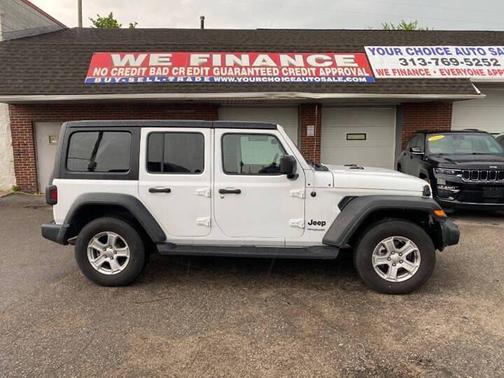 Bright White Clearcoat 2022 Jeep Wrangler Unlimited Sport