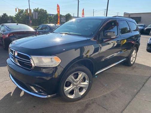 Brilliant Black Crystal Pearl Coat 2015 Dodge Durango Limited