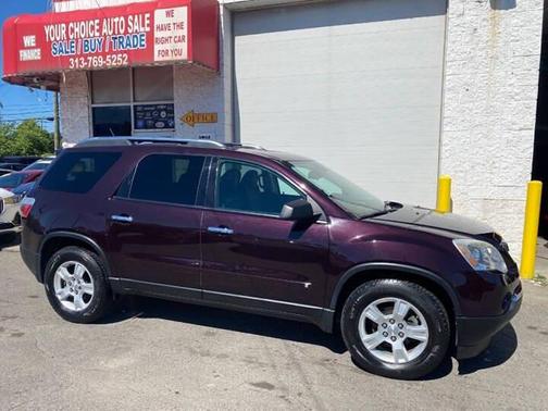 Purple 2009 GMC Acadia SLE-1