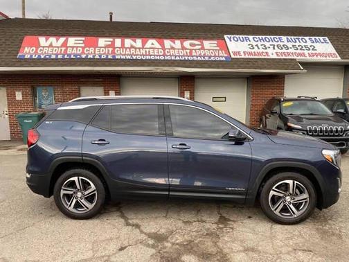 Blue Steel Metallic 2019 GMC Terrain SLT