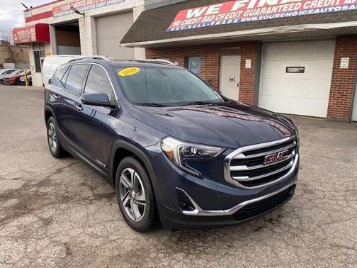 Blue Steel Metallic 2019 GMC Terrain SLT