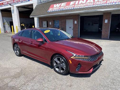 Passion Red 2021 Kia K5 EX