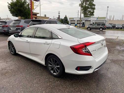 Platinum White Pearl 2019 Honda Civic EX-L