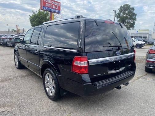 Shadow Black 2017 Ford Expedition EL Platinum