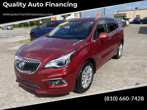 Chili Red Metallic 2017 Buick Envision Essence