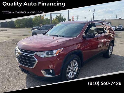 Cajun Red Tintcoat 2019 Chevrolet Traverse LT Cloth