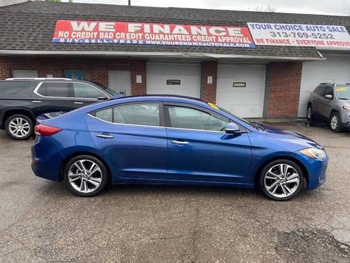 Lakeside Blue 2017 Hyundai ELANTRA Limited
