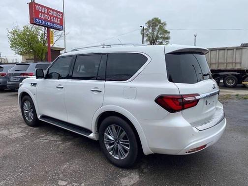 Moonstone White 2018 INFINITI QX80 Base