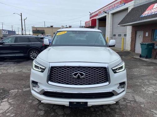 Moonstone White 2018 INFINITI QX80 Base