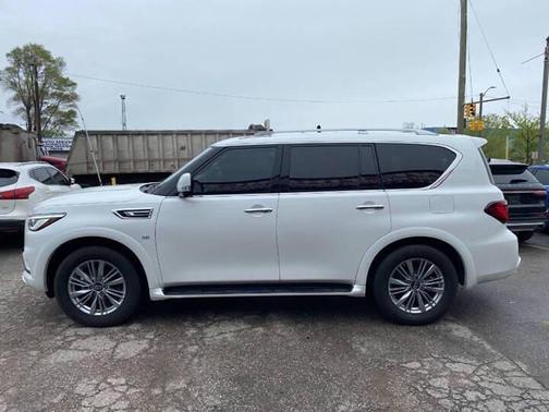 Moonstone White 2018 INFINITI QX80 Base