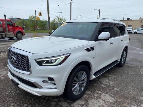 Moonstone White 2018 INFINITI QX80 Base