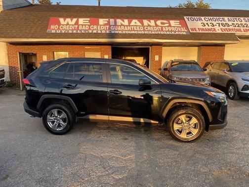 Midnight Black Metallic 2024 Toyota RAV4 Hybrid LE
