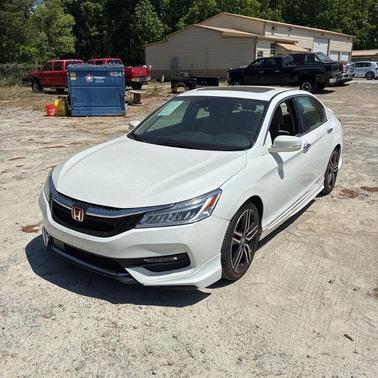 White 2016 Honda Accord EX-L