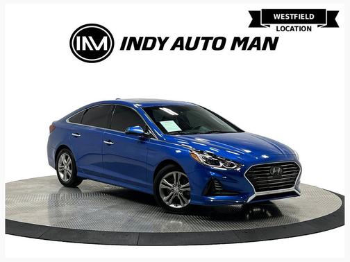 Electric Blue 2018 Hyundai SONATA Limited