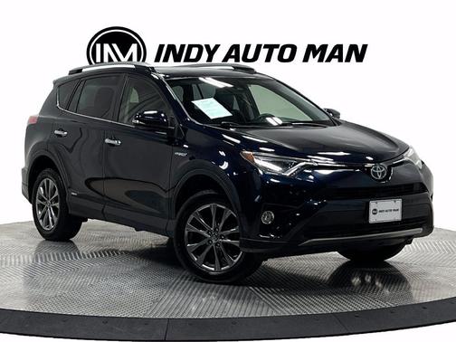Galactic Aqua 2018 Toyota RAV4 Hybrid Limited