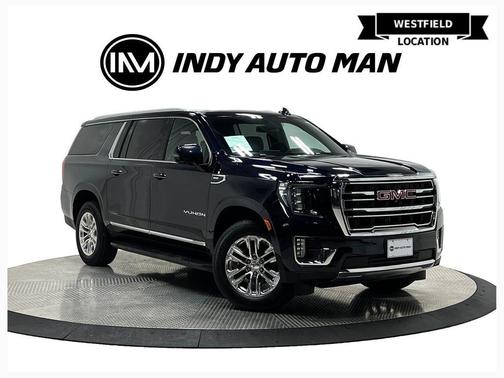 Midnight Blue Metallic 2021 GMC Yukon XL SLT