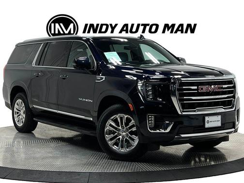 Midnight Blue Metallic 2021 GMC Yukon XL SLT