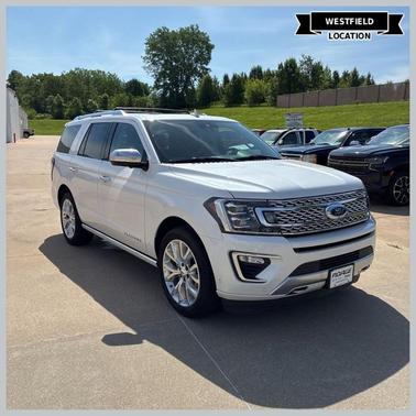 White Platinum Clearcoat Metallic 2018 Ford Expedition Platinum