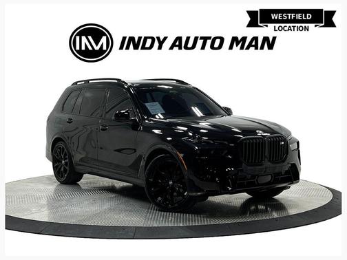 Black Sapphire Metallic 2025 BMW X7 M60i