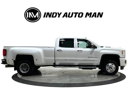 White Frost Tri-Coat 2018 GMC Sierra 3500 Denali