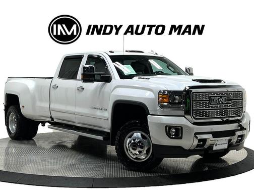 White Frost Tri-Coat 2018 GMC Sierra 3500 Denali